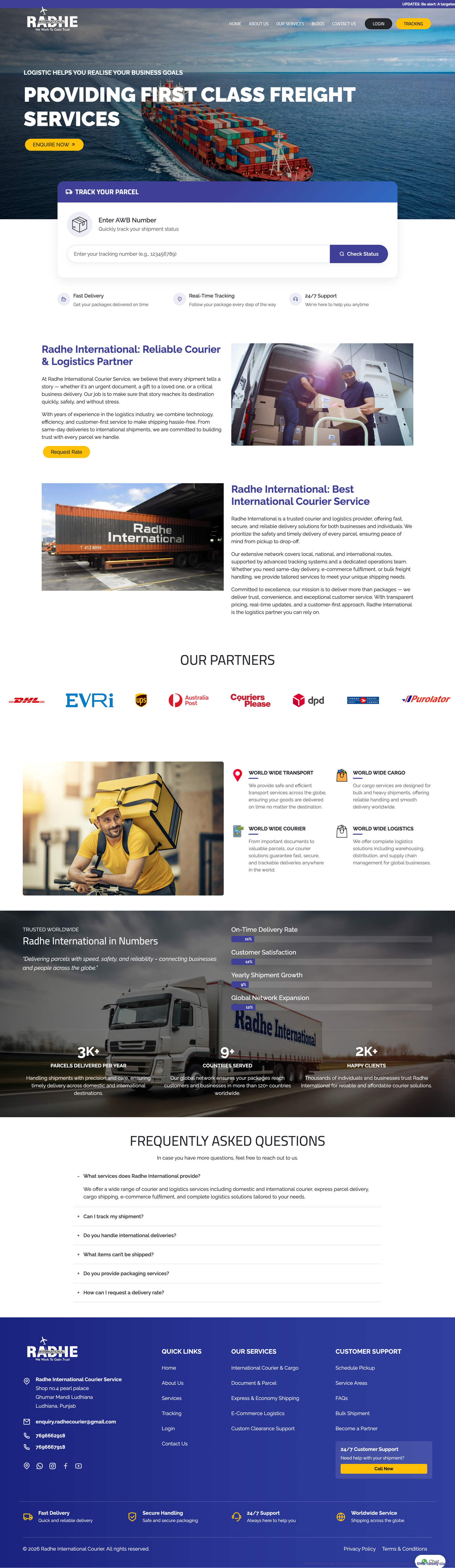 radheexpress.png — Portfolio Design