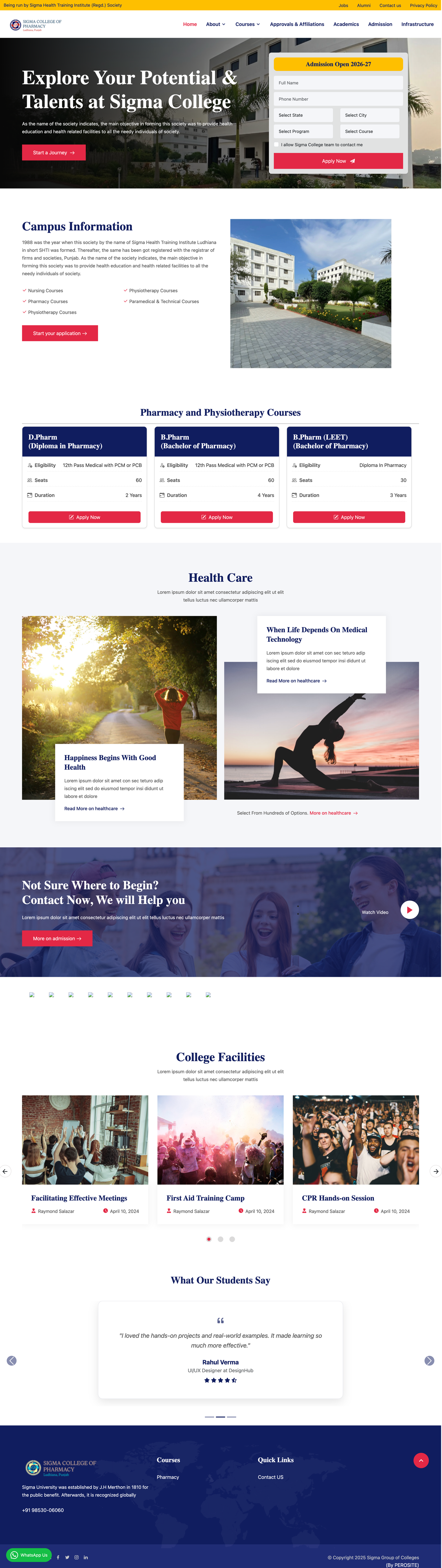 sigmacollege.png — Portfolio Design