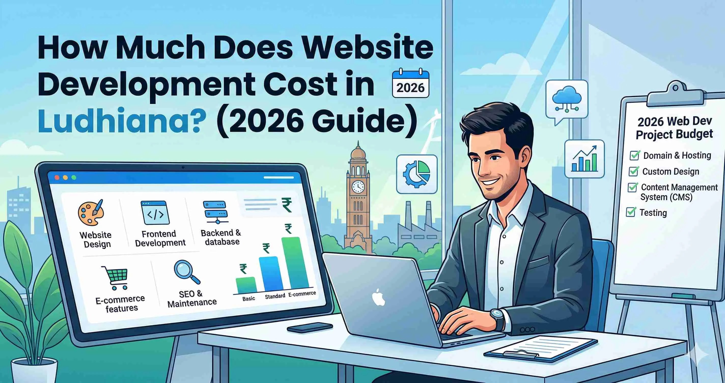 How Much Does Website Development Cost in Ludhiana? (2026 Complete Guide)