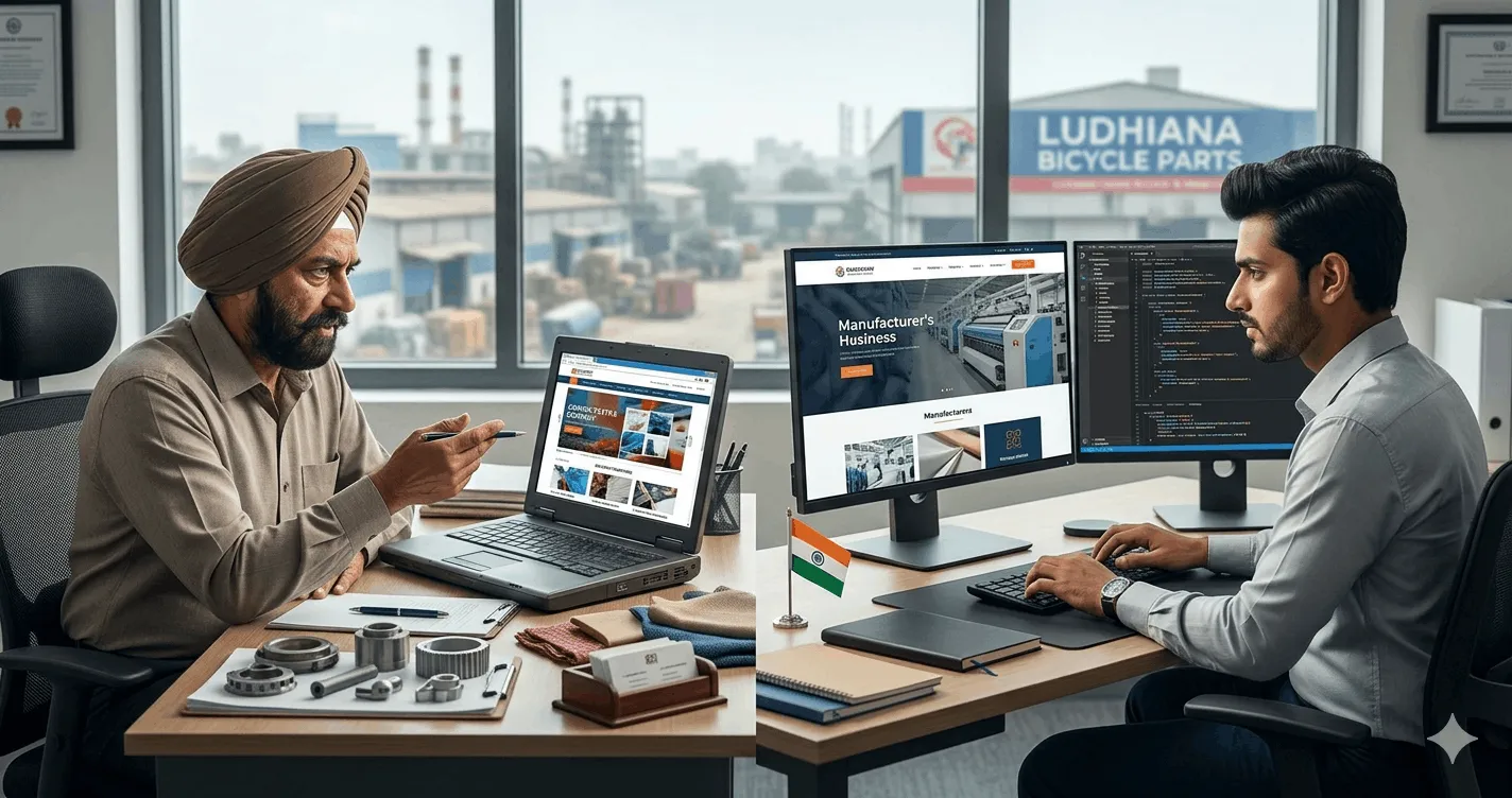 Top Website Mistakes Ludhiana Manufacturers Make (And How a Web Developer in Ludhiana Can Fix Them)